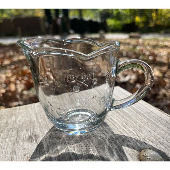 Anchor Hocking Savannah Clear Glass Creamer - Picture 6 of 16